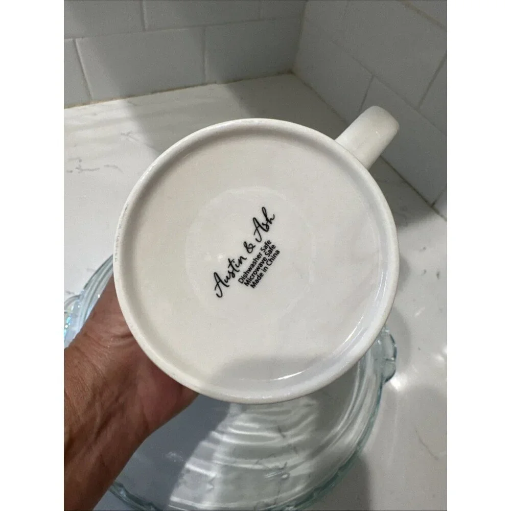 Austin & Ash Mug Live in Grace Walk in Love Coffee Mug Religious Large